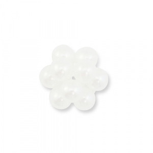 Pearl charms flower White