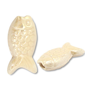 DQ greek ceramic beads fish Off White