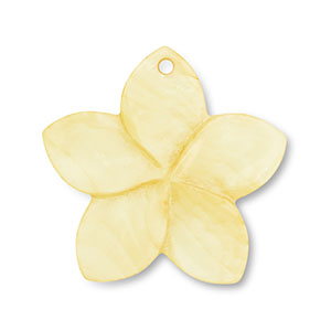 Shell charm flower Yellow