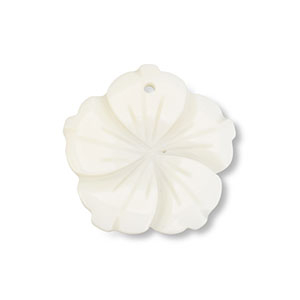 Shell charm flower White