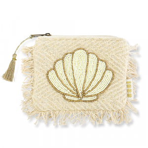 BY31&reg; Pouch shell Beige-Gold-Off White