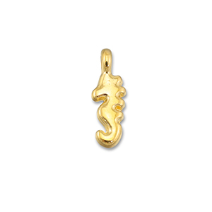DQ European metal charms seahorse Gold (Nickelfree)