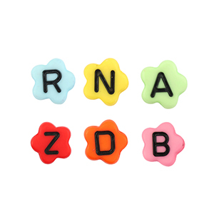 Acrylic letter beads Multicolour