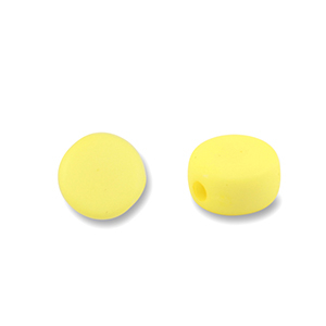 Acrylic beads disc Yellow