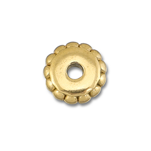 Stainless steel beads spacer 6mm Gold