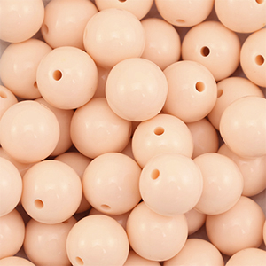 18 mm DQ acrylic beads Nude Peach