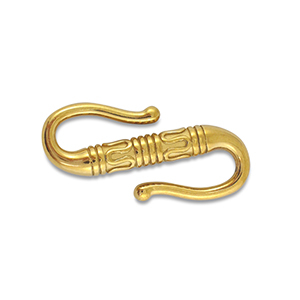 Stainless steel findings S-hook clasp Gold