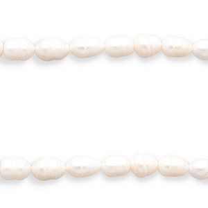 BQ Freshwater pearls rice 9x7-8mm Natural White