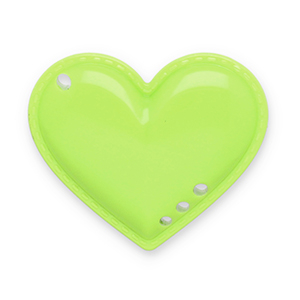 Statement charms heart Lime Green