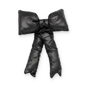 Statement charms bow Black