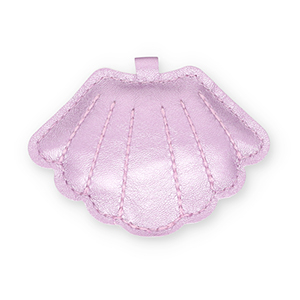 Statement charms shell Lilac Purple