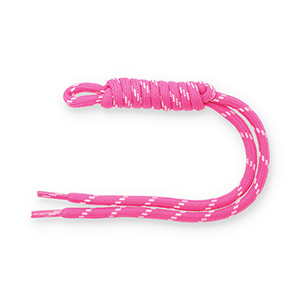 Keychain paracord Dark Pink-White
