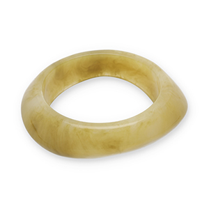 Bracelets bangle resin Mustard Yellow