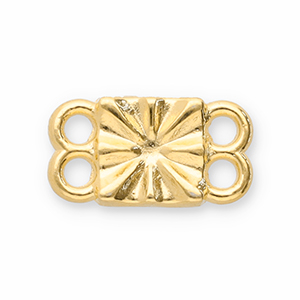 DQ European metal charms connector Gold (Nickelfree)