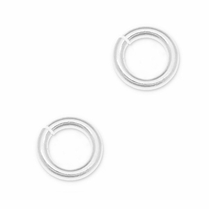 DQ European metal findings jump ring Antique Silver (Nickelfree)