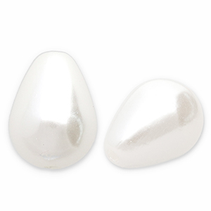 Imitation freshwater pearls drop White