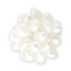Freshwater pearls clustered Natural White