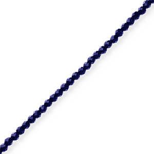 Top faceted beads Navy Blue