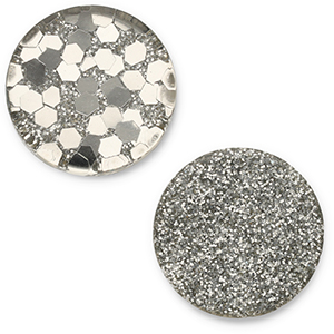 12 mm flat Polaris Elements cabochon Helios Beige