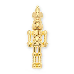 DQ European metal charms nutcracker Gold (Nickelfree)