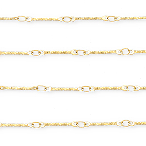 Stainless steel findings belcher chain rod Gold