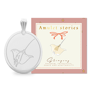 BY31&reg; Stainless steel charms stingray Silver