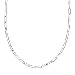 BY31&reg; Stainless steel necklaces chain link Silver