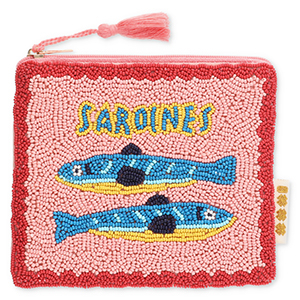 BY31&reg; Pouch "Sardines" Light Pink-Red-Blue-Yellow