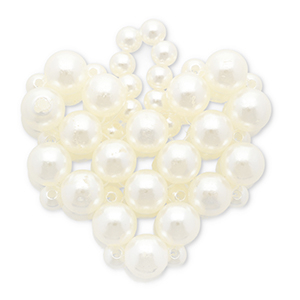 Statement charms heart White