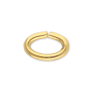 Stainless steel findings jump ring oval Gold