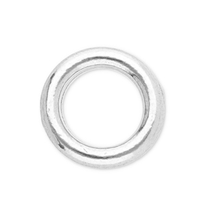 Stainless steel findings closed ring 5mm Silver