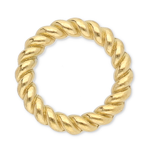 Stainless steel findings closed ring 10mm Gold