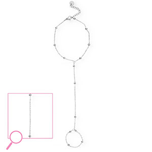 Stainless steel hand chain ball Silver