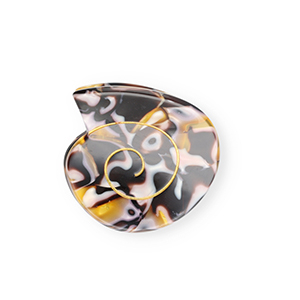 Hair accessories hair claw shell Mixed Brown