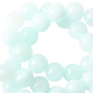 Natural stone beads 6mm Light Turquoise Blue