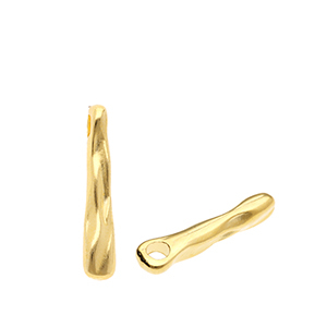 DQ&reg; European metal charms bar Goud (Nikkelvrij)