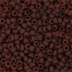 Miyuki seed beads 8/0 Matted Dk Topaz 8-0134F