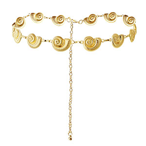 Hip chain shells Gold