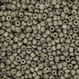 Glass seed beads 8/0 (3mm) Khaki
