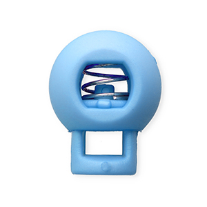 Colourful jewellery findings cord stopper ball Light Blue