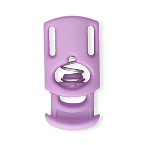 Colourful jewellery findings cord stopper rectangle Lilac