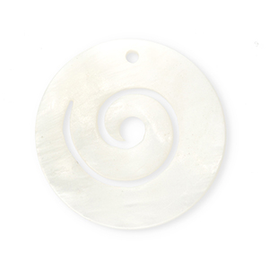 Shell pendants specials spiral White