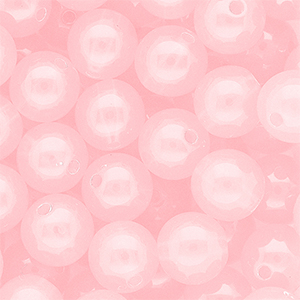 14 mm DQ&reg; acrylic beads shiny Light Pink