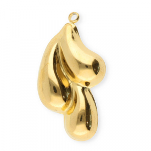 Stainless steel charms drops Gold