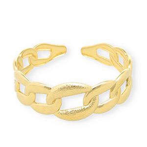 Stainless steel bracelets bangle belcher chain Gold