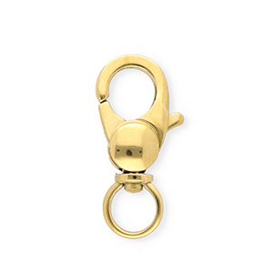 Stainless steel findings lobster clasp Gold