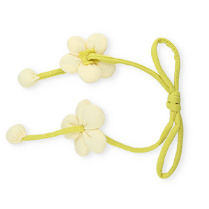 Statement charms flower Light Yellow-Lime Green