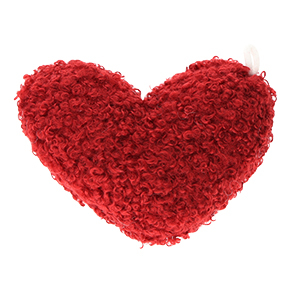 Statement charms heart Bordeaux