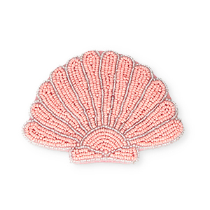 Purse shell Silverlined Transparent-Salmon Pink