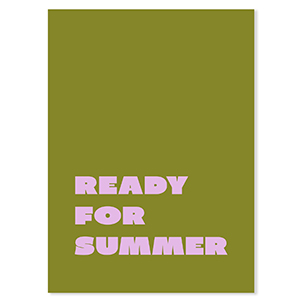 BY31&reg; Jewellery cards "Ready for summer" Green-Purple